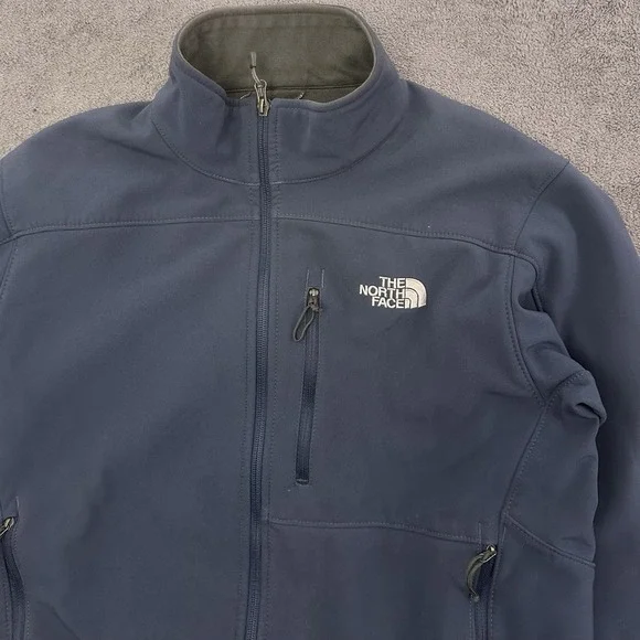 The North Face Jacket Mens size MEDIUM  BLUE  Windproof Softshell Gorp - Picture 2 of 9